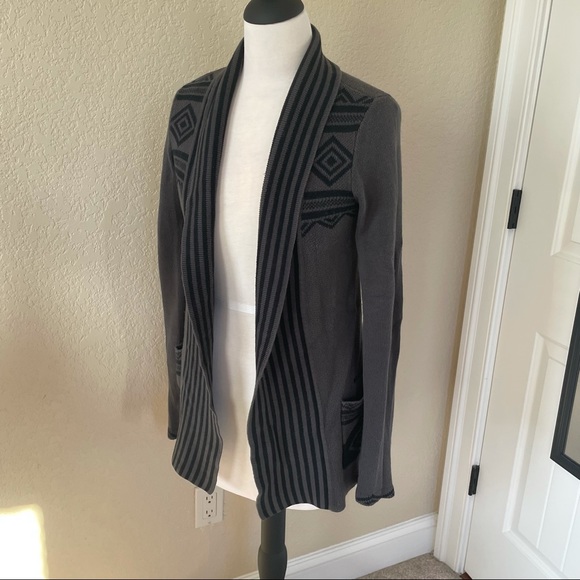 Billabong Black & Grey Open Cardigan - Picture 4 of 15